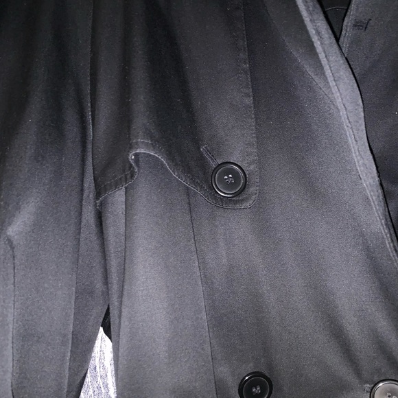 Michael Kors Black Trenchcoat - Picture 3 of 9